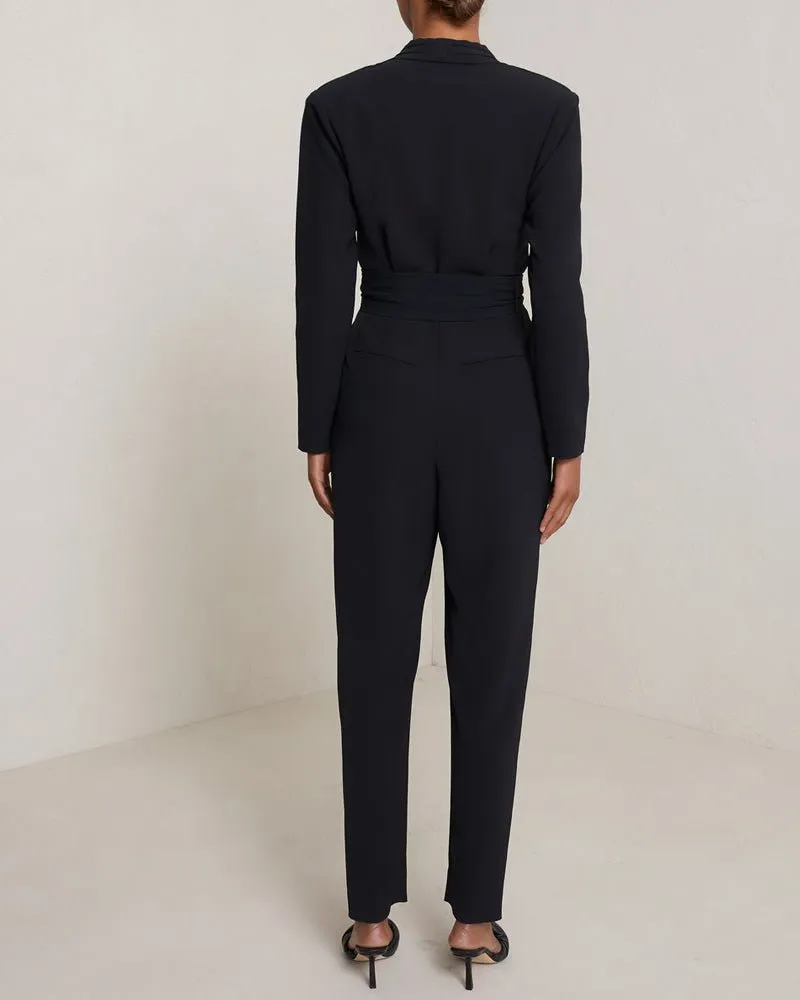 Kieran Crepe Jumpsuit in Black