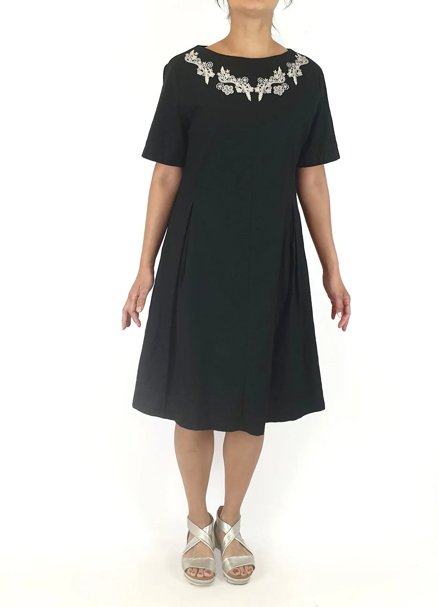 Kinki Gerlinki black cotton dress size 3, best fits 10