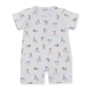 Kissy Kissy Playground Pups-Short Playsuit