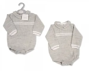 Knitted Baby Short Romper (0-9 Months) Bw-10-1034