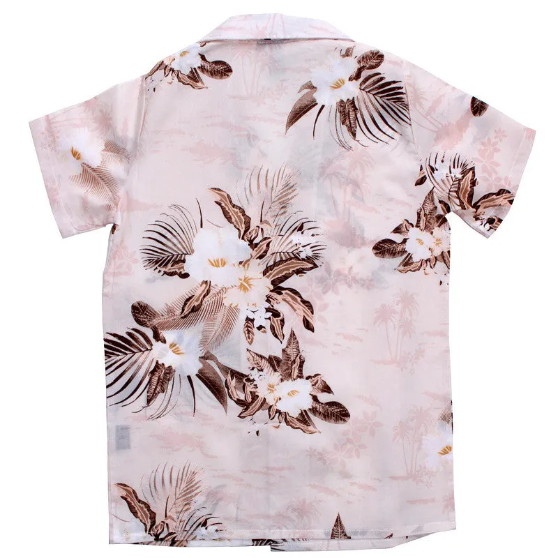 Knuckleheads Peace Out Floral Palm Hawaiian Shirt