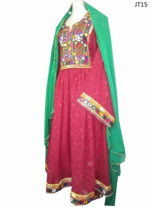 Kochi Dress, Masqati Gagra, in Pink Color