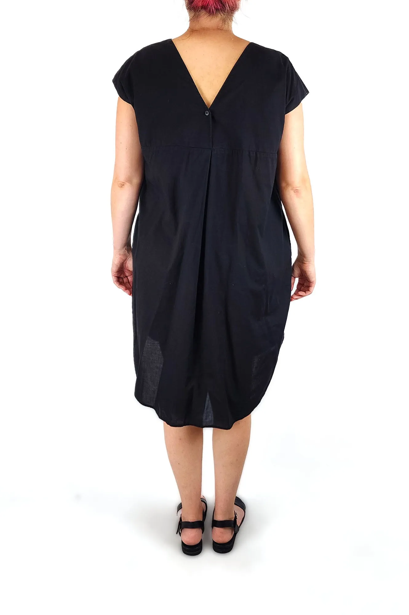 Kowtow black organic cotton dress size L