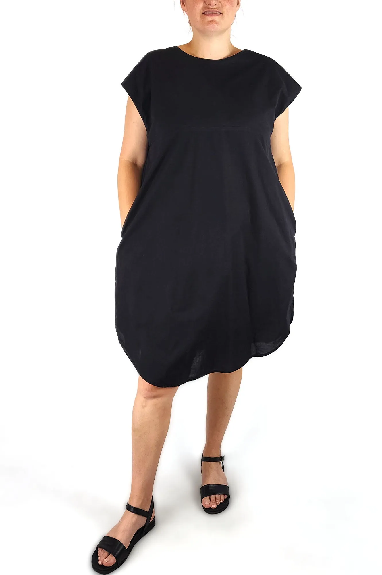 Kowtow black organic cotton dress size L