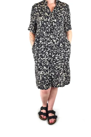 Kumo neutral print cotton dress size 12