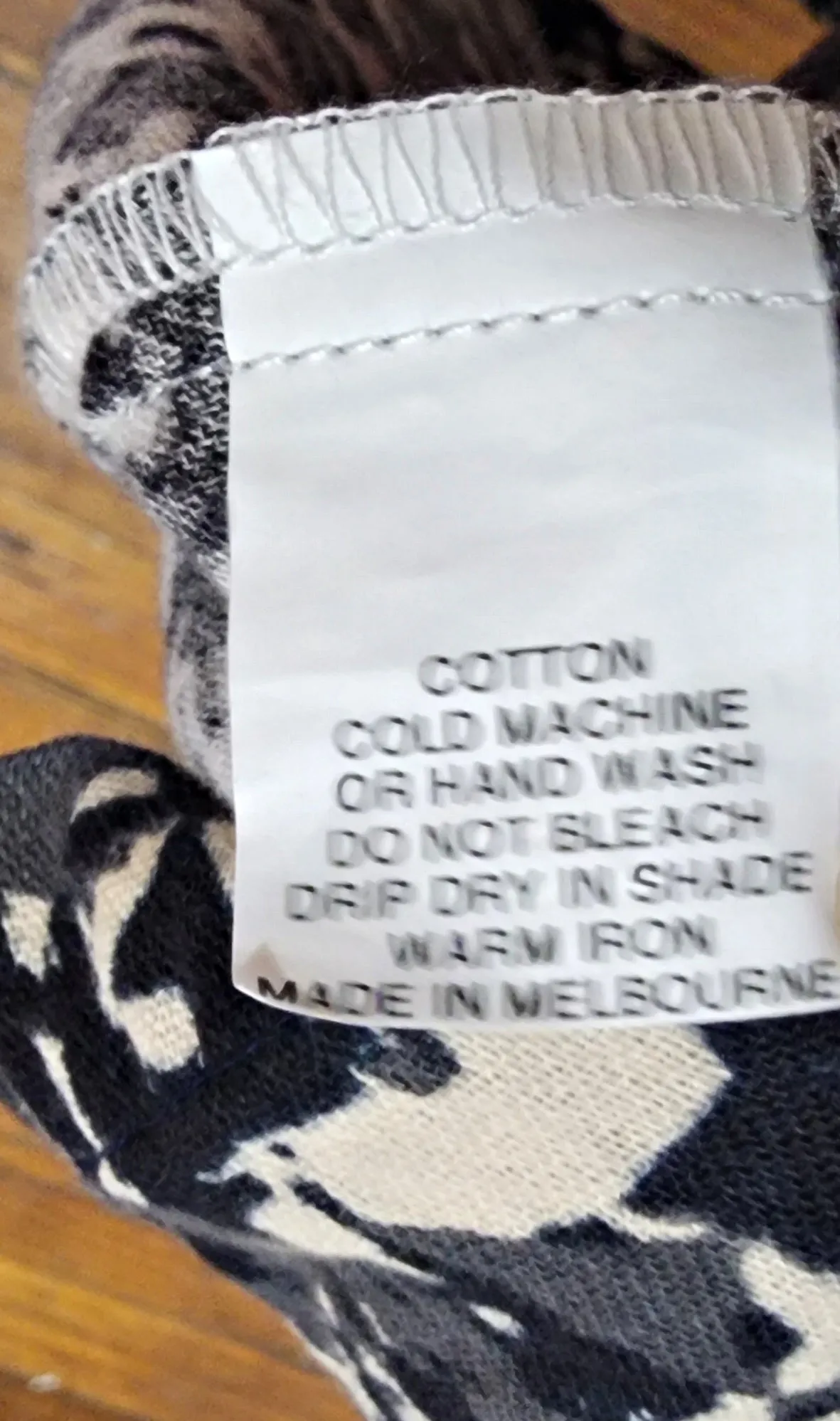 Kumo neutral print cotton dress size 12