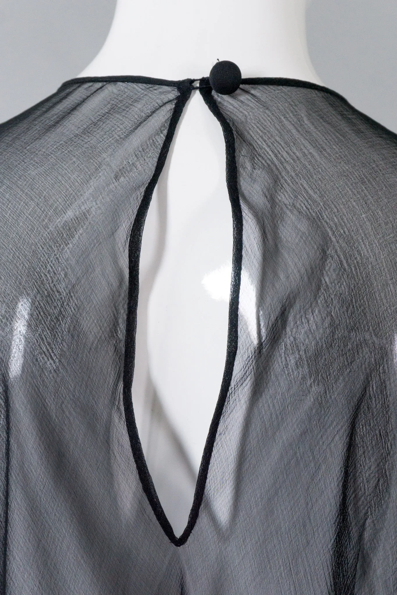 Lace Silk Chiffon Poncho
