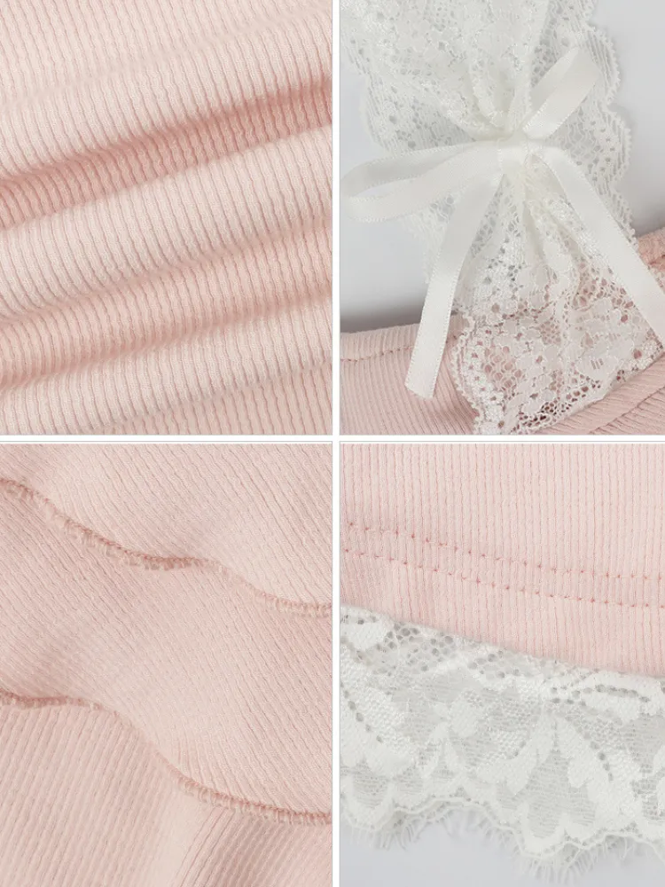 Lace Trim Off-Shoulder Top