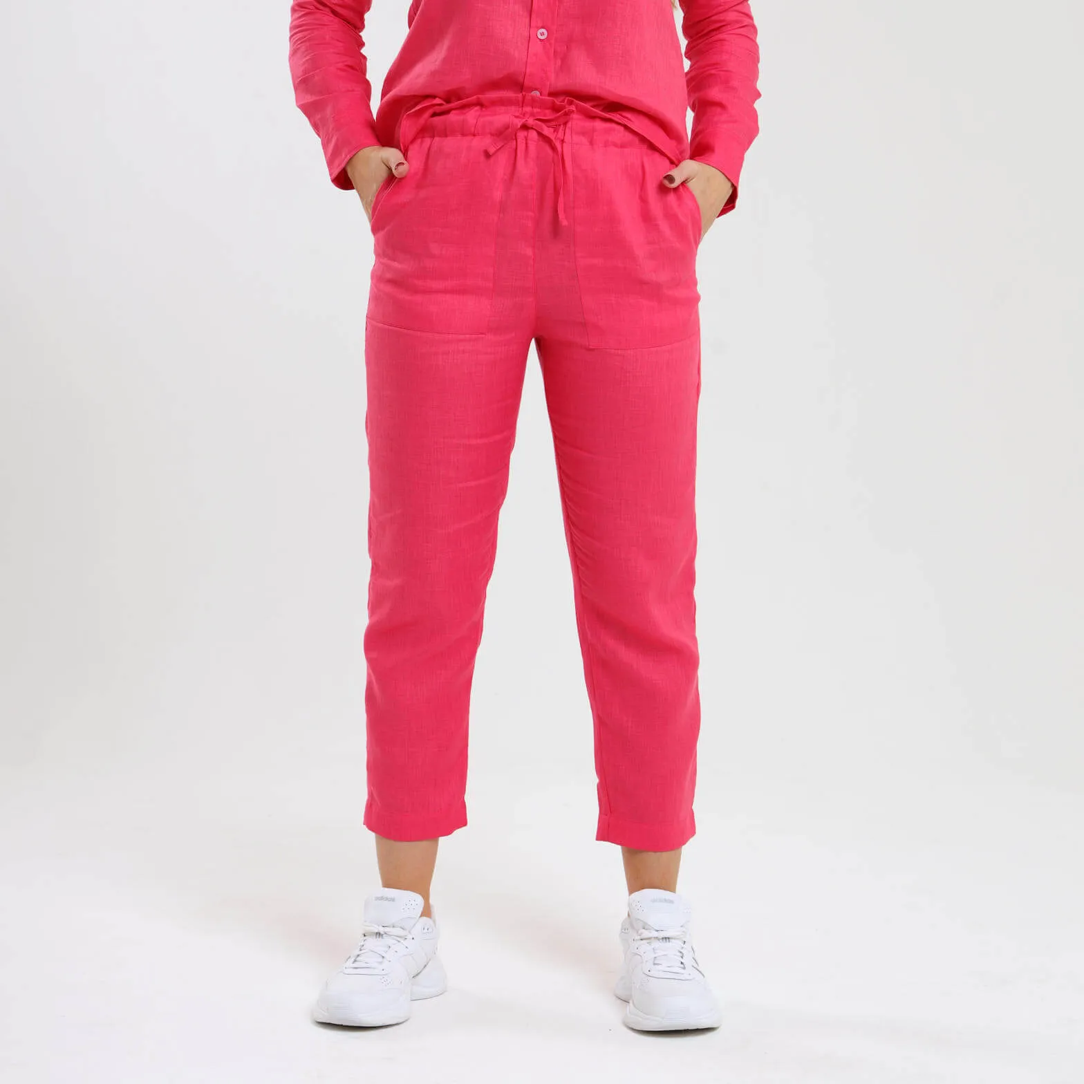 Ladies Linen - Pants | Watermelon