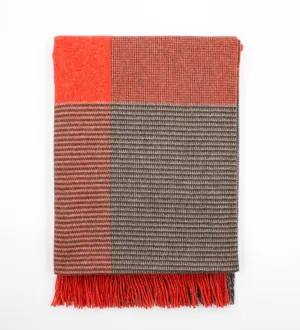 Lambswool Throw - Autumn Plaid