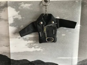 Leather Jacket Keychain