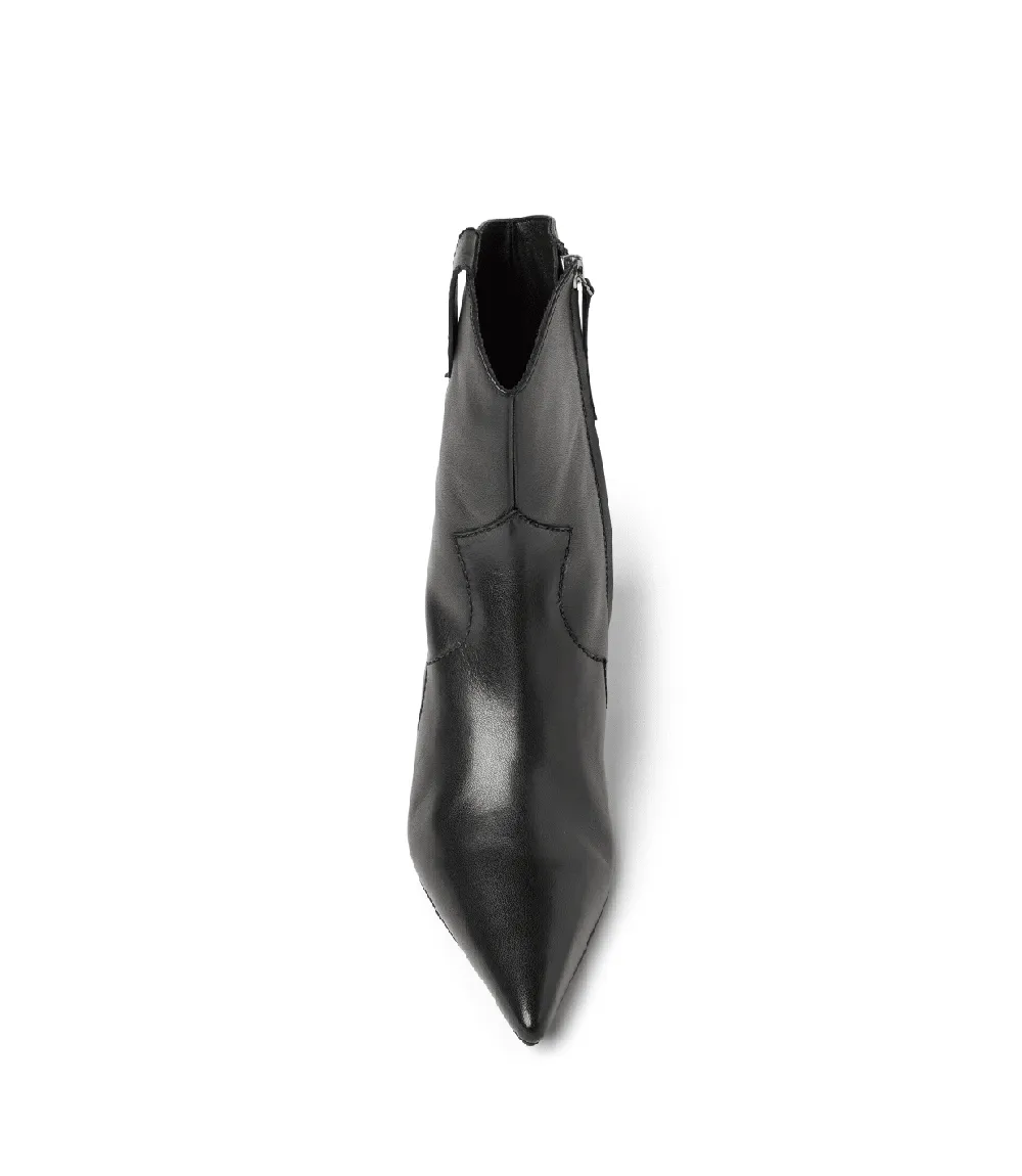 Leather Stiletto Ankle Boots