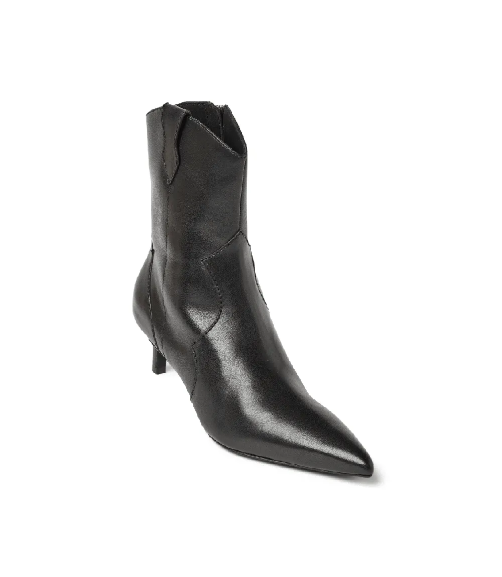 Leather Stiletto Ankle Boots