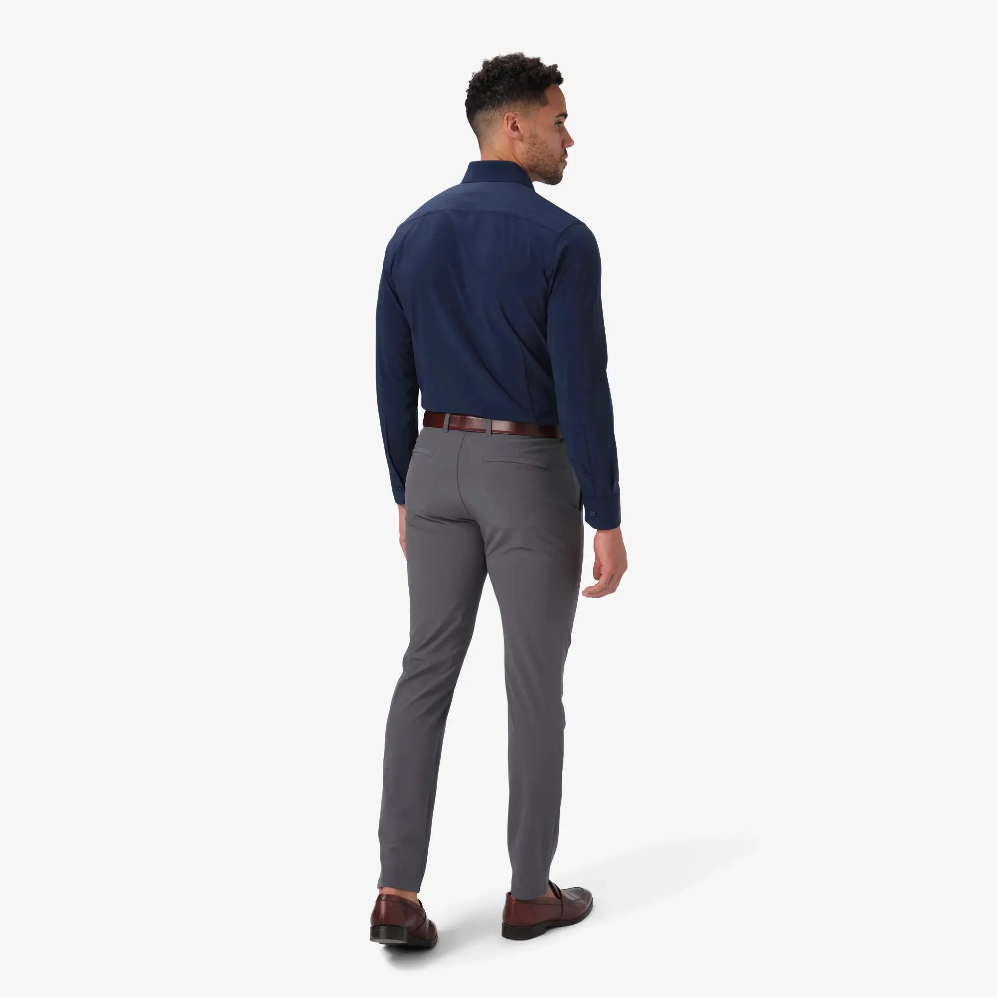 Leeward  Dress Shirt - Navy Solid