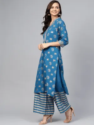 Lemon Tart CUTS5 2 Piece Block Printed Unstitched Cambric Suit