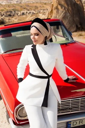 Libasse White Suit