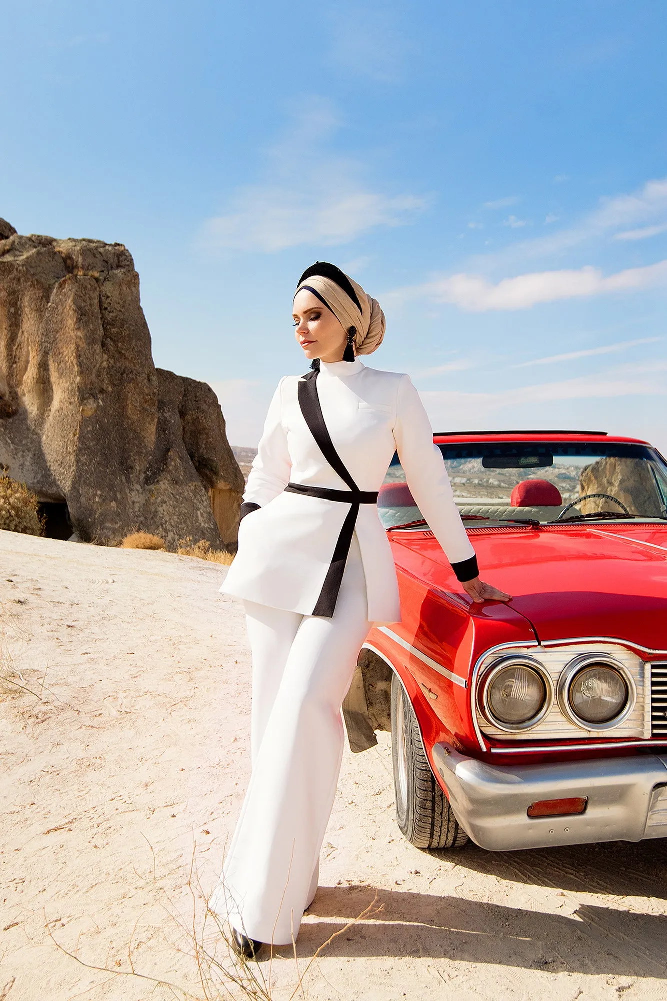 Libasse White Suit