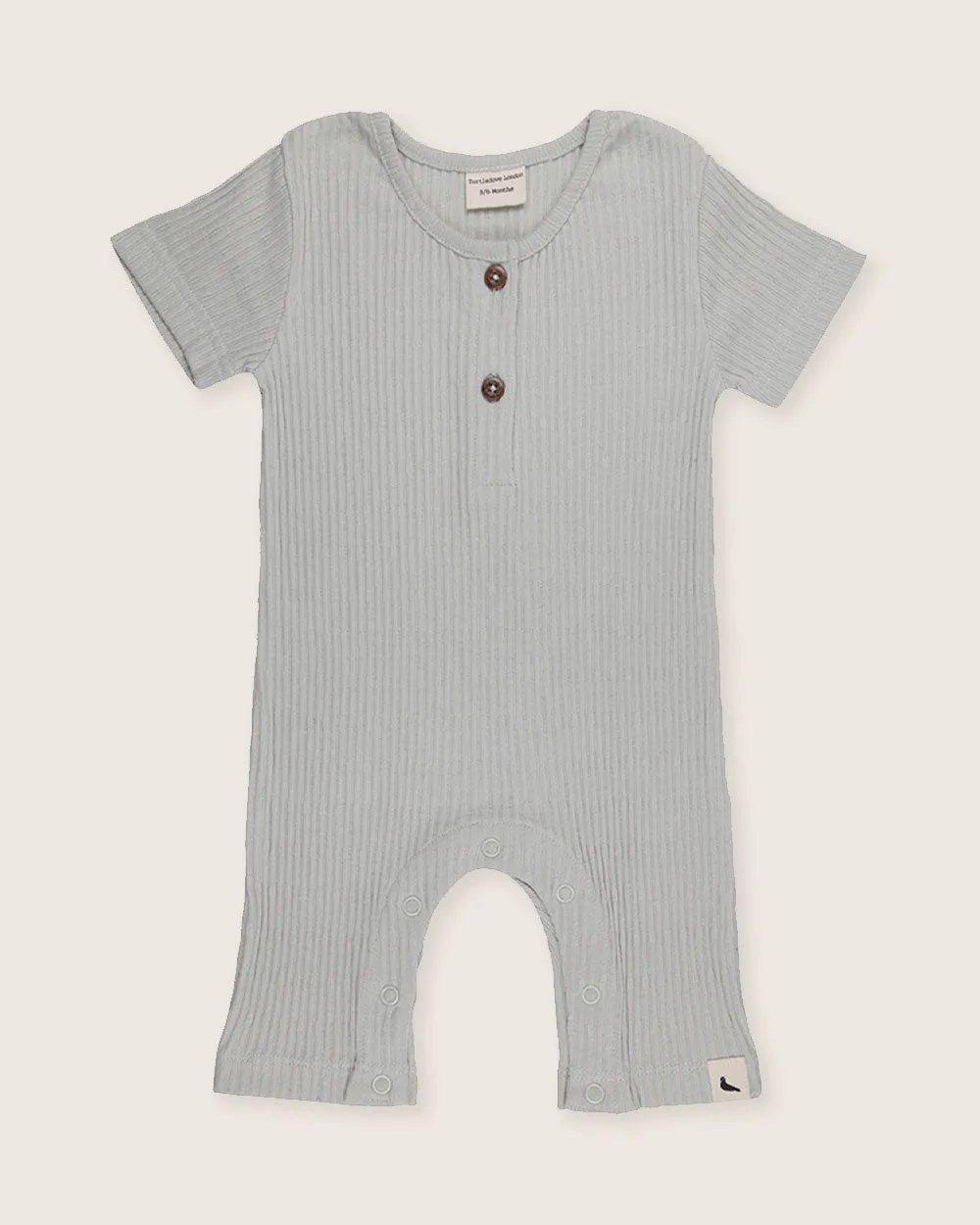Light Green Rib Romper