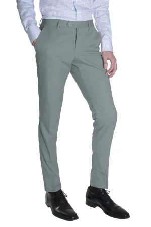 Light Grey Cotton Dress Pants