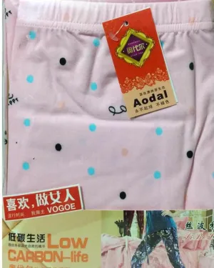 Light Pink Colorful Dotted Pajama For Women