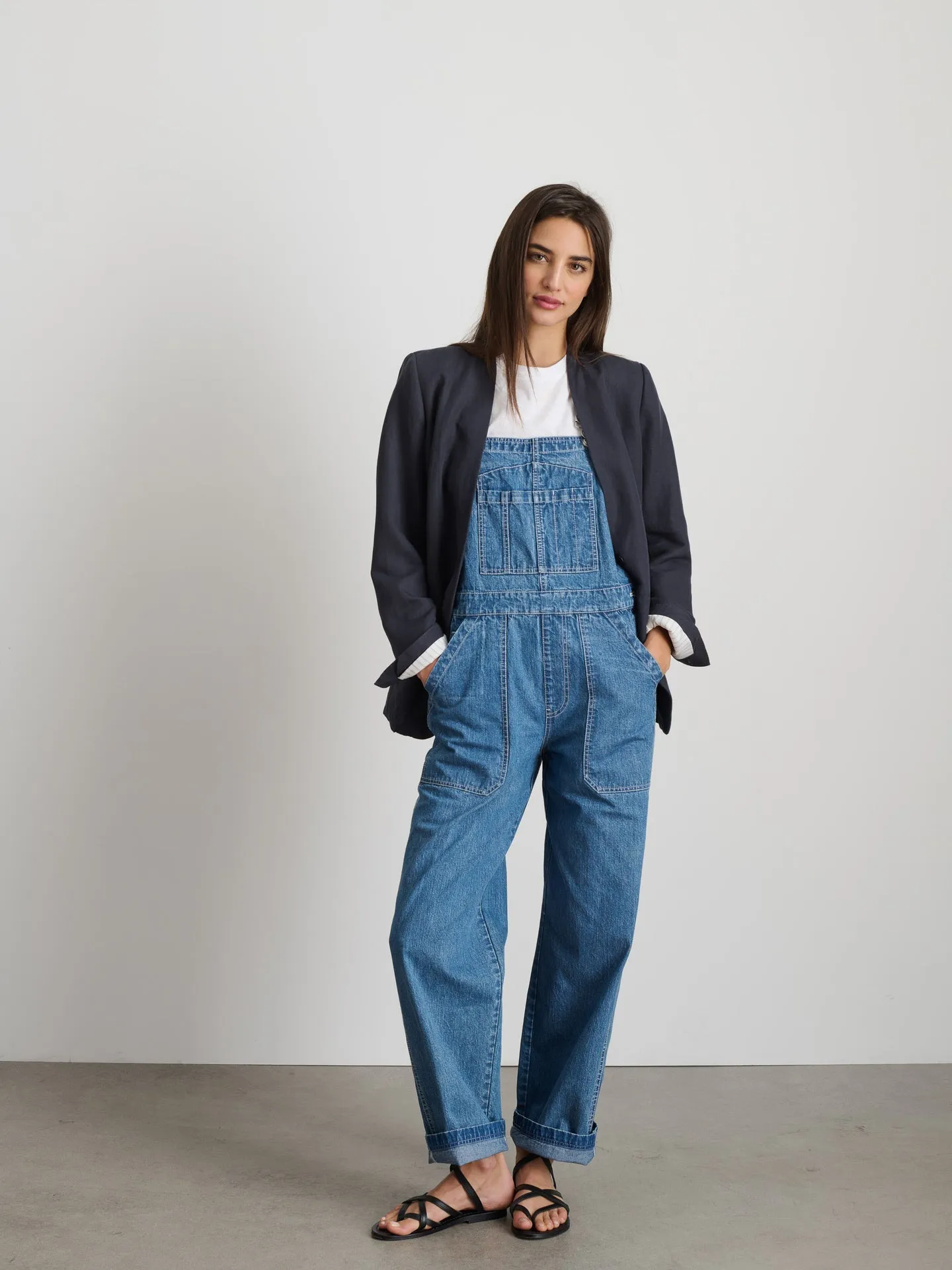 Lili Overall in Denim