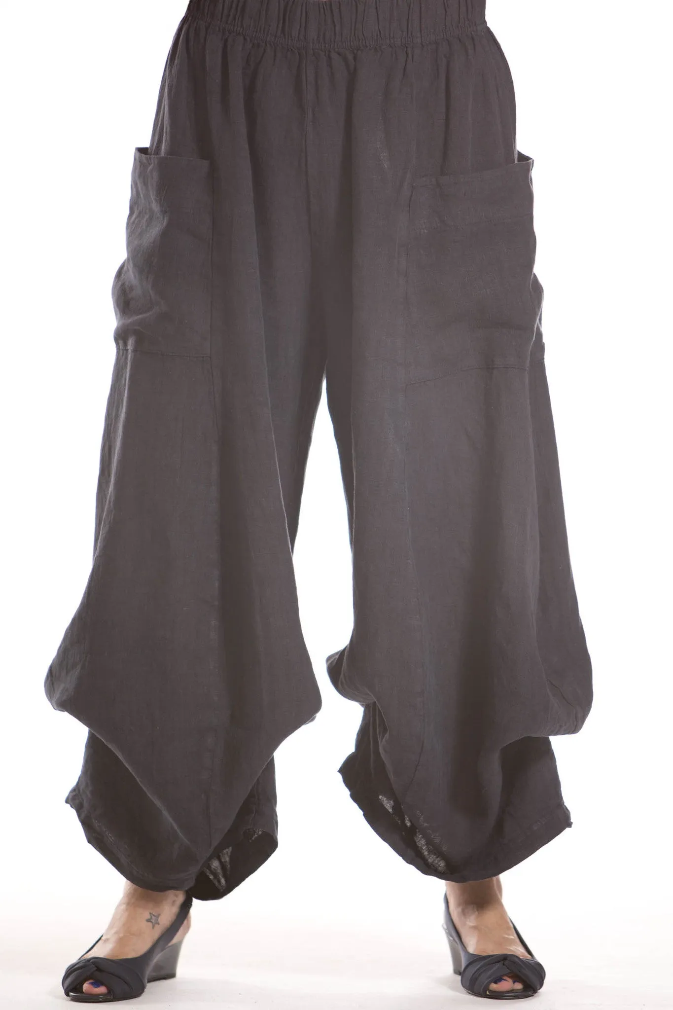 Linen Billow Pant UnPrinted- Blue Fish Clothing