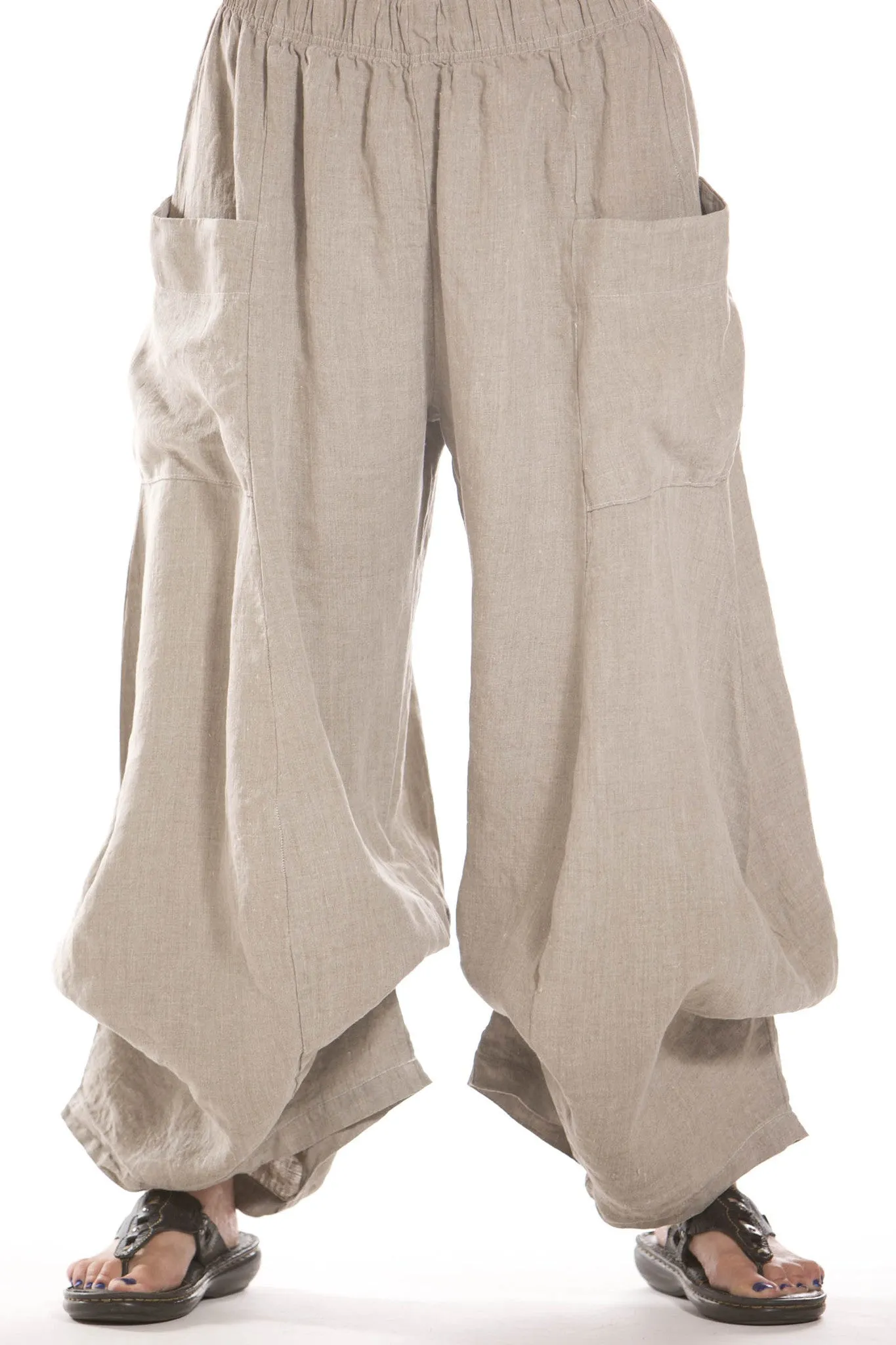 Linen Billow Pant UnPrinted- Blue Fish Clothing