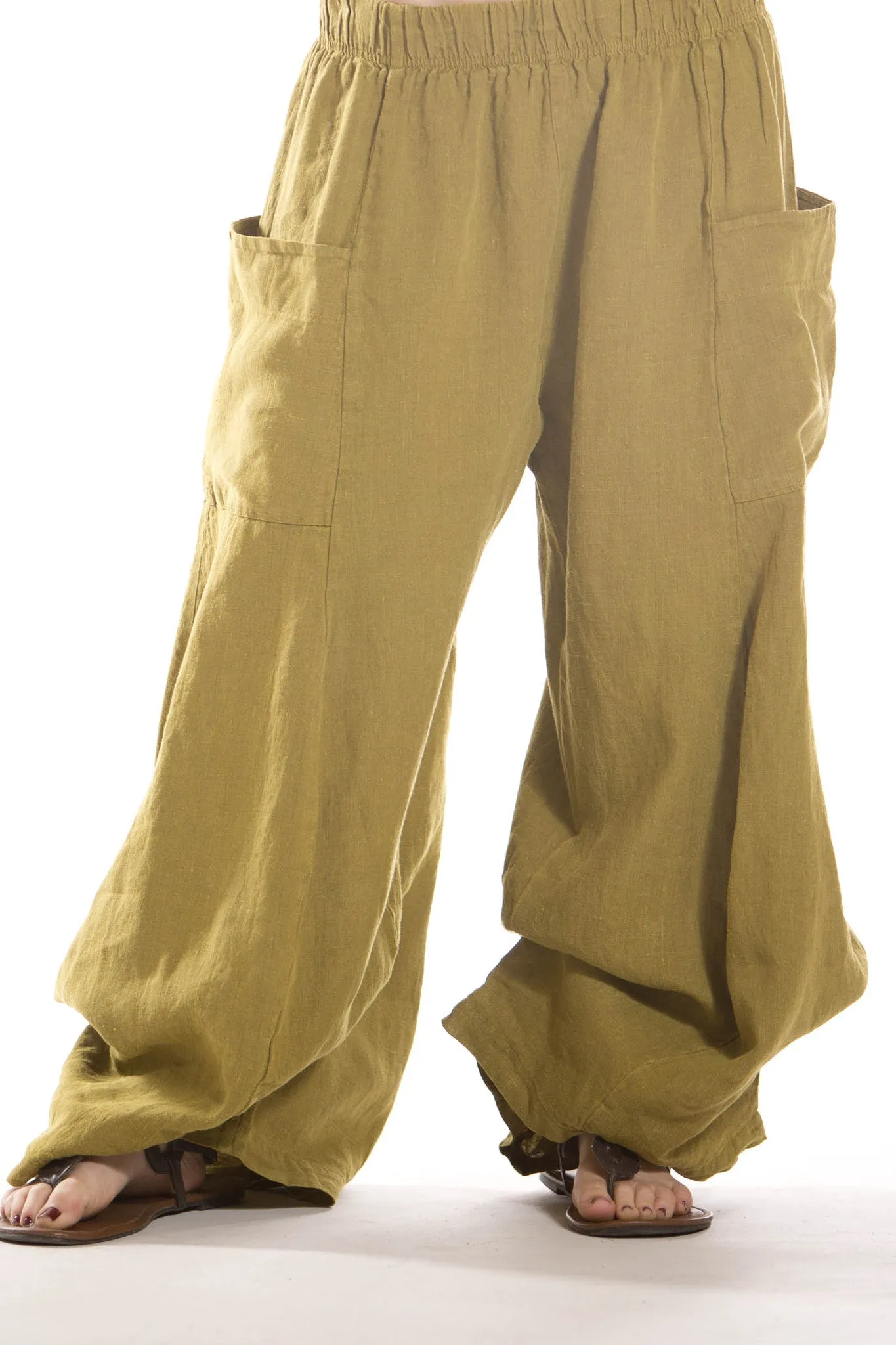 Linen Billow Pant UnPrinted- Blue Fish Clothing