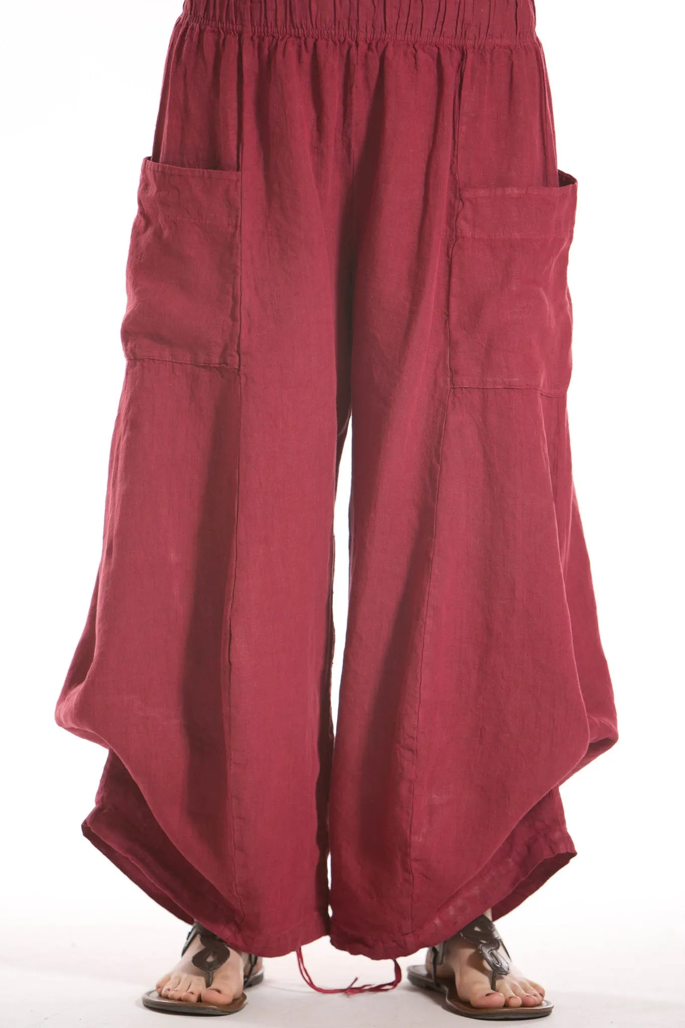 Linen Billow Pant UnPrinted- Blue Fish Clothing