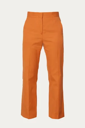 LINEN BLEND TROUSERS