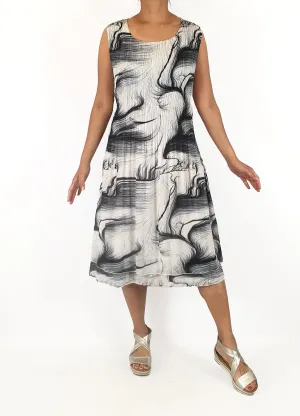 Lior black and white dress size Small