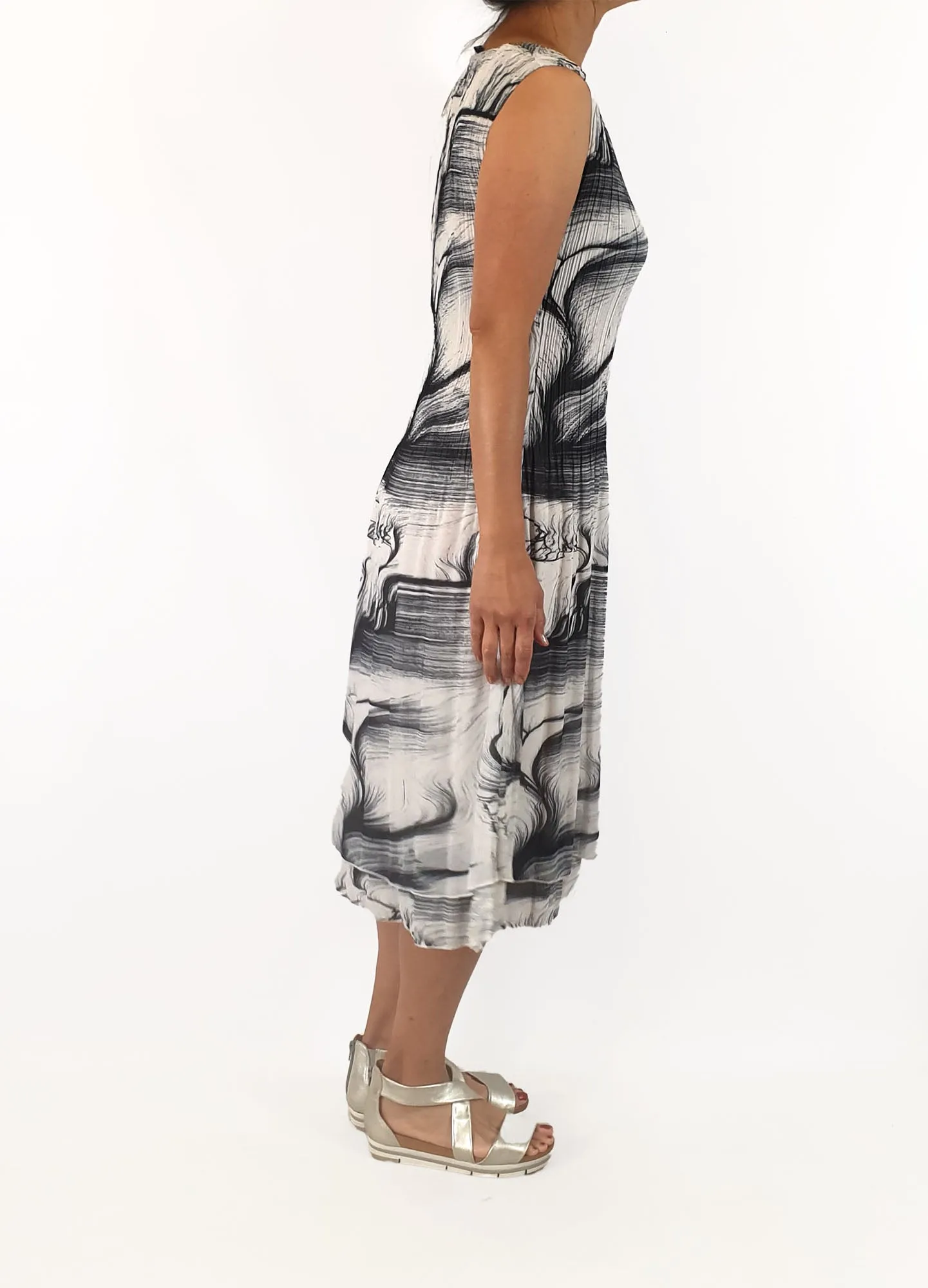 Lior black and white dress size Small