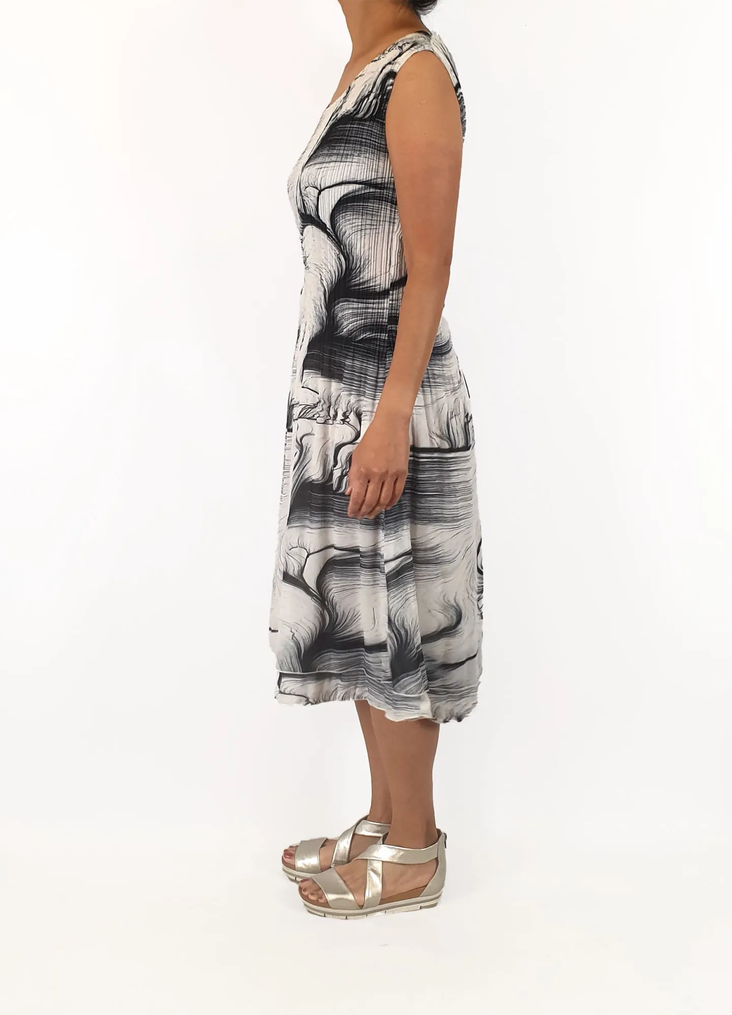 Lior black and white dress size Small