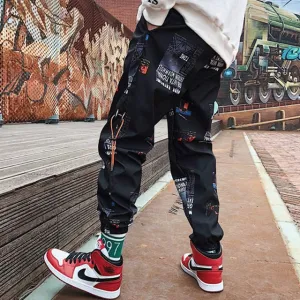 'Liquid Metal' Joggers