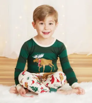 Little Blue House Pj's - Woodland Winter - 4
