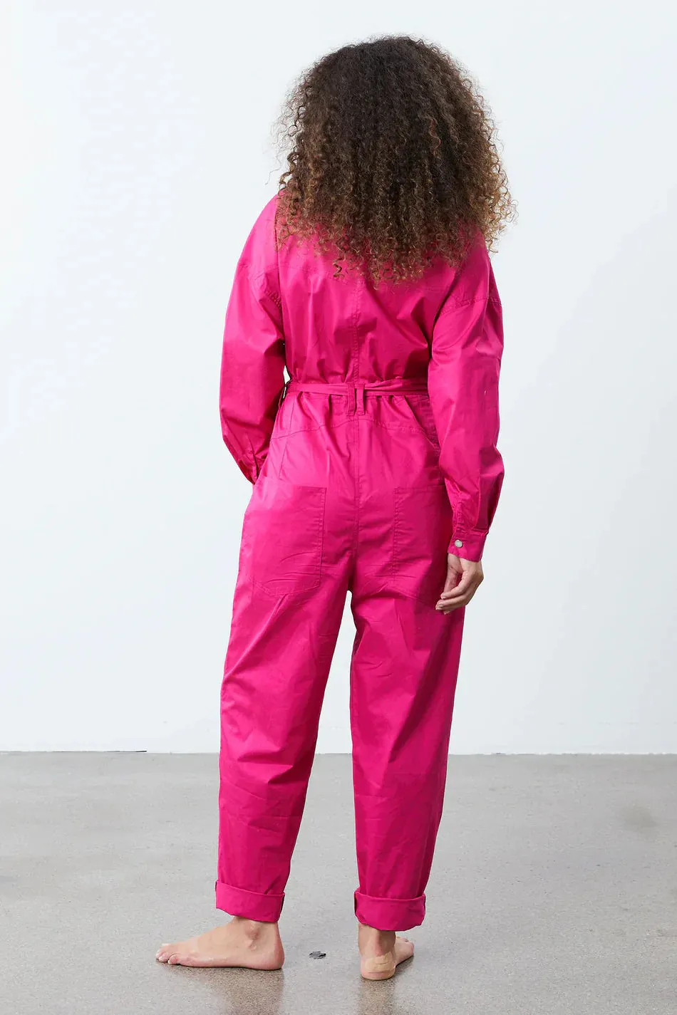 LOLLYS LAUNDRY Yuko Jumpsuit | Neon Pink