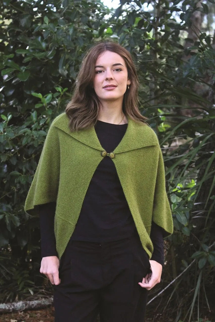 Lothlorian 'Weka' Possum Merino Cape - Various Colours