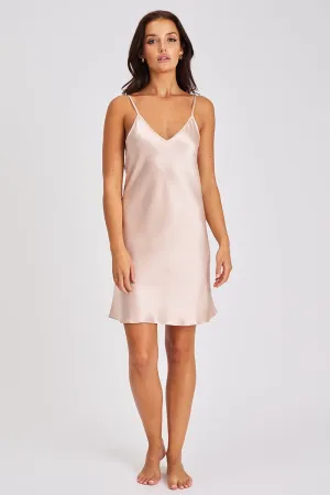 Love & Lustre Silk Chemise - Dusk Pink