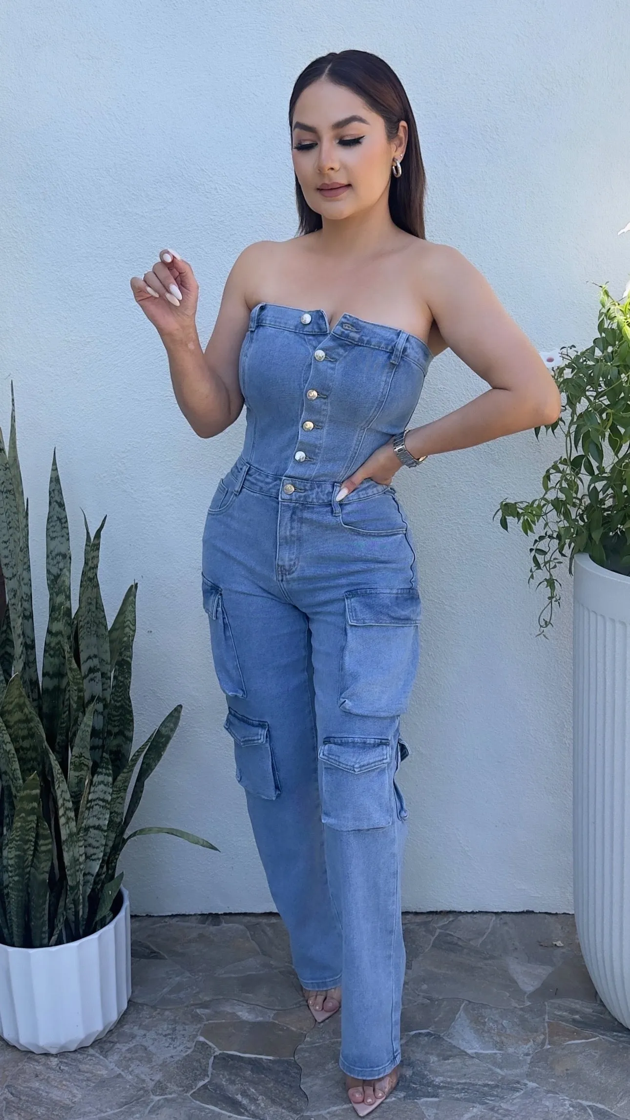 LUCIA DENIM JUMPSUIT