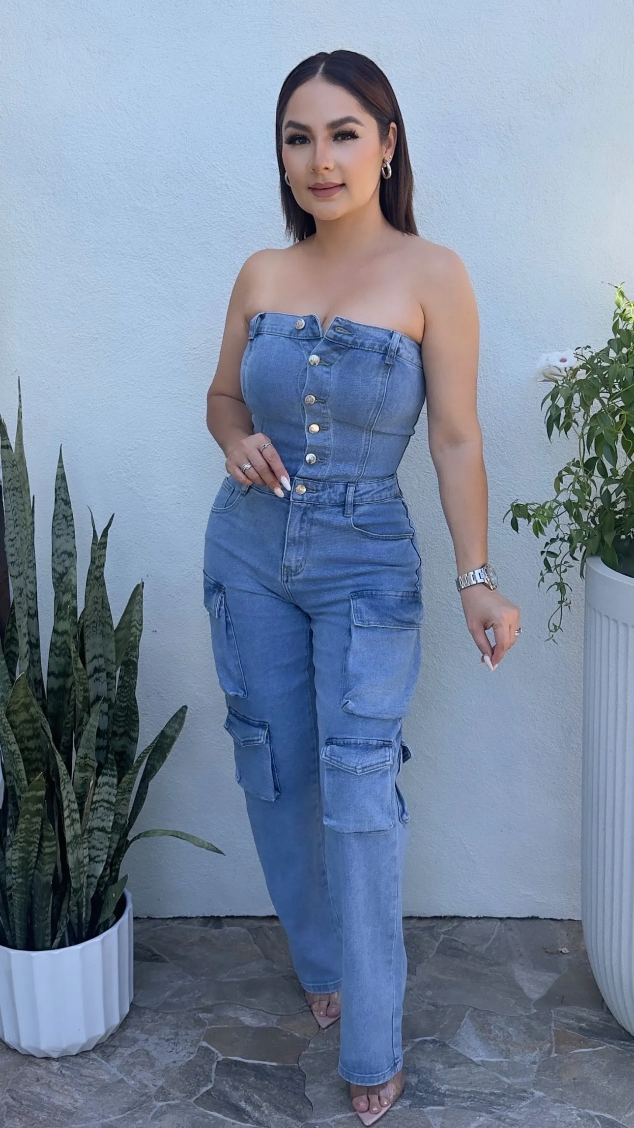LUCIA DENIM JUMPSUIT