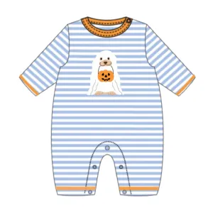 Luigi Kids Trick-Or-Treating Dog Romper - Sky Blue