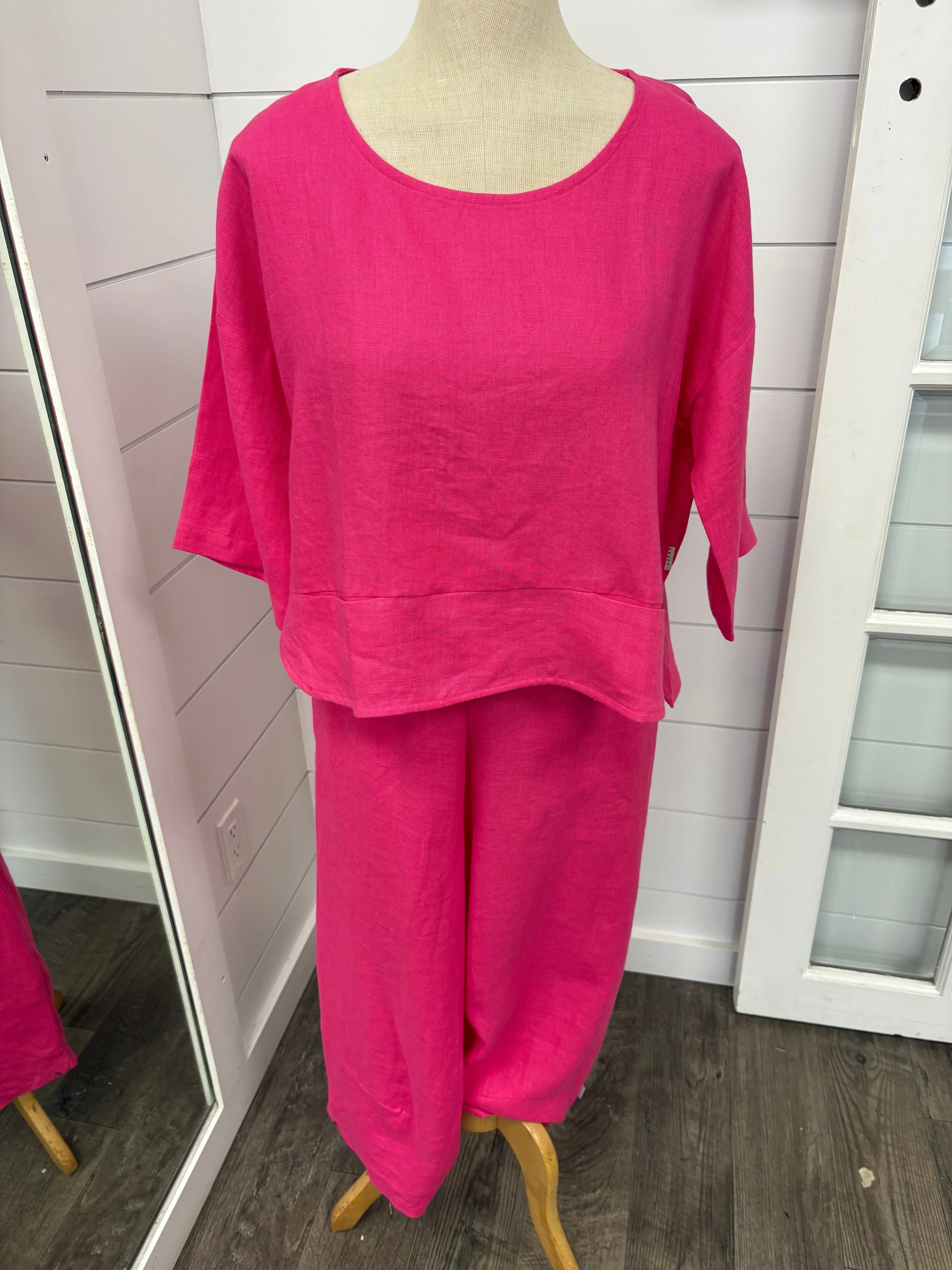 Luuka 25Y0224 Pink Linen Pants