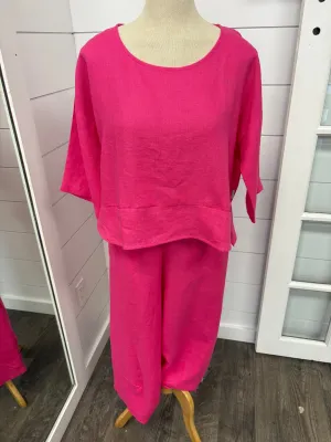 Luuka 25Y0224 Pink Linen Pants