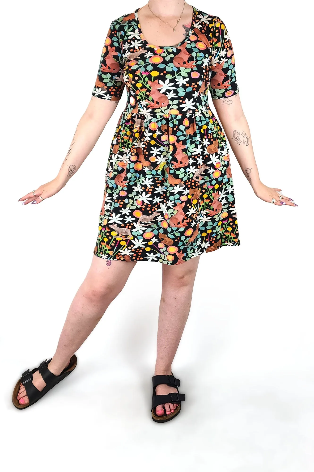 Made590 Australian animal print dress size Medium