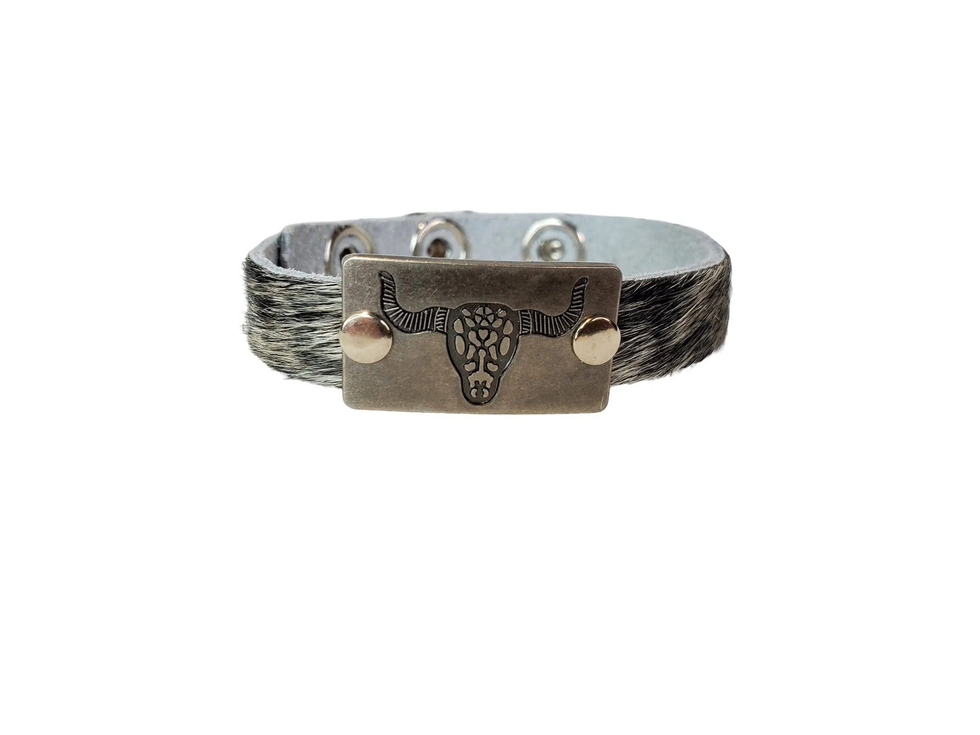 Mae Positive Inspiration Embellished Mini Cuff: Confidence / Brown Floral
