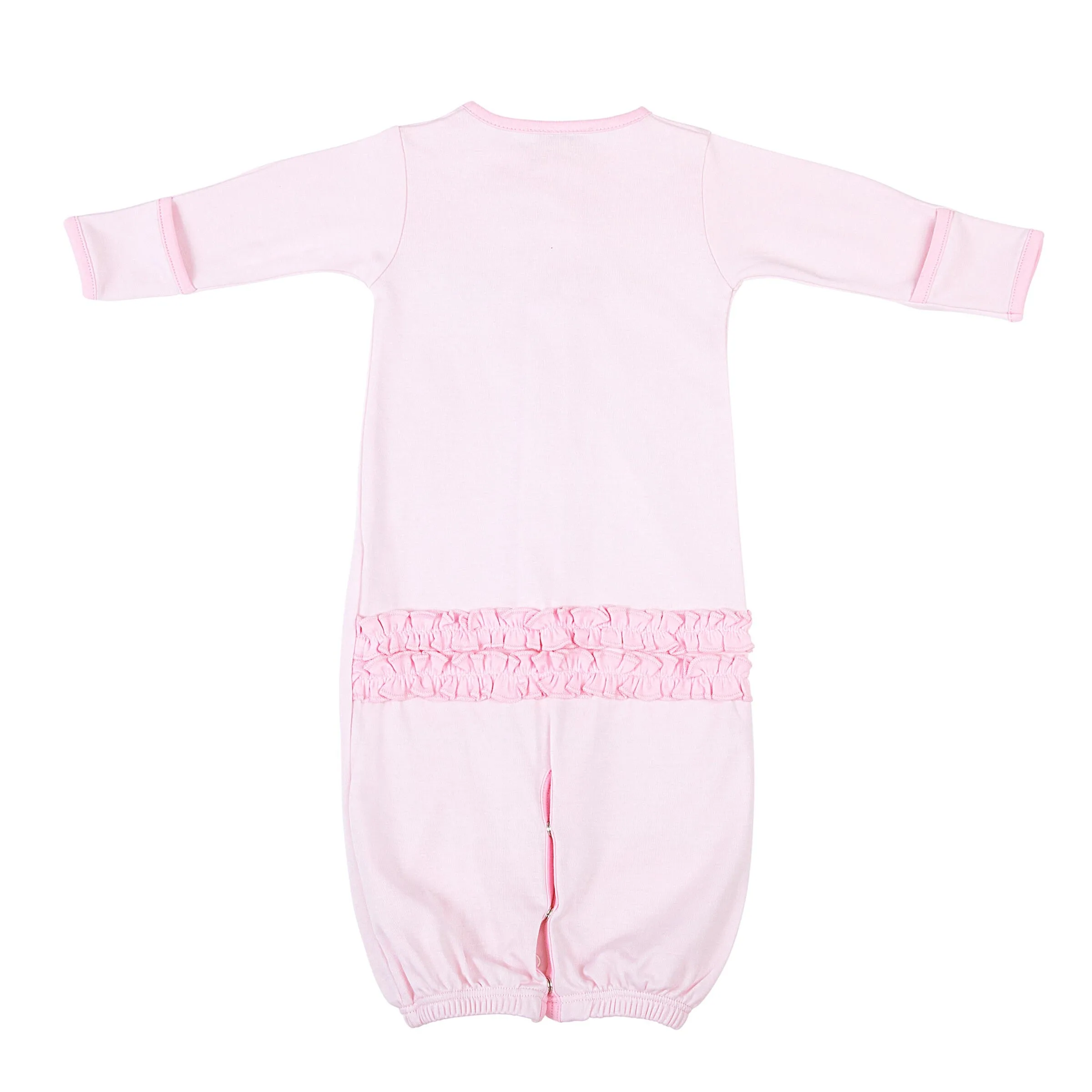 Magnolia Baby Darling Football Embroidered Ruffle Converter - Pink