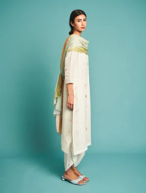 Manan   I   Maya Jamdani Hand-Embroidered Kurta Set  Jamdani Collections