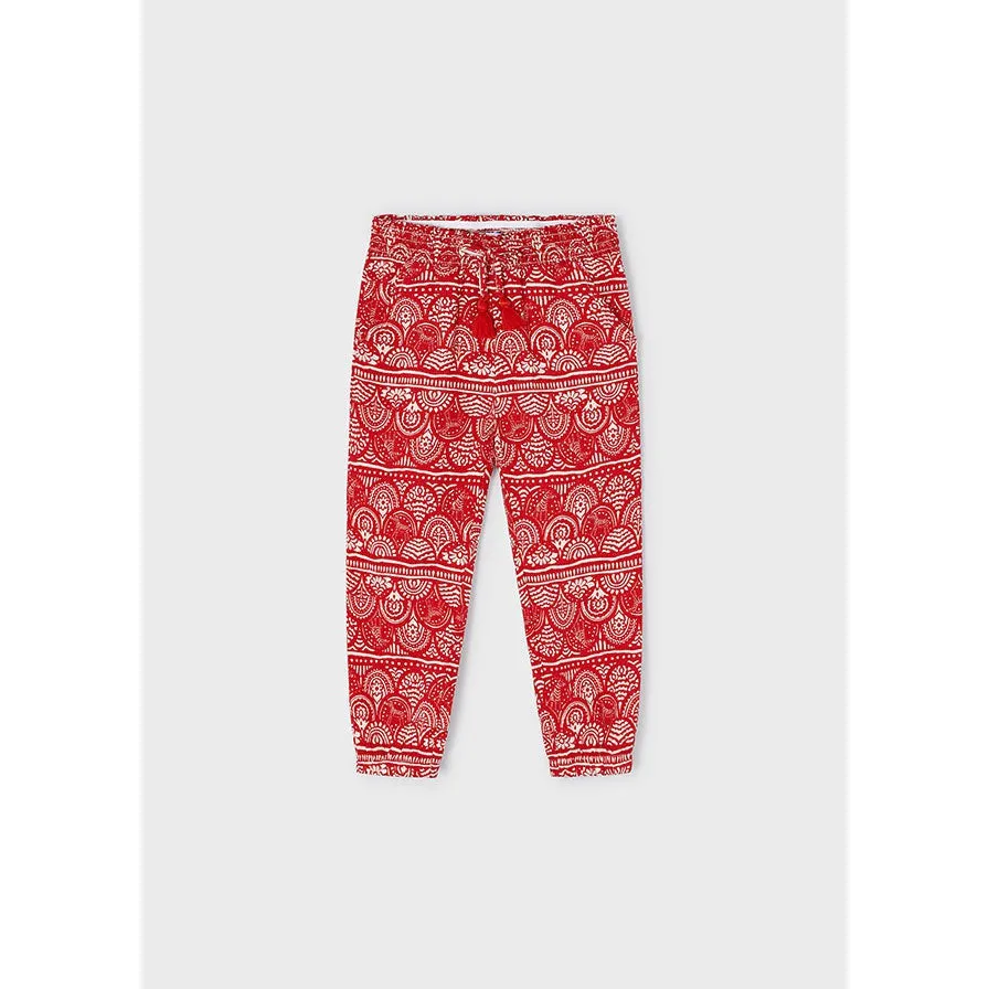 Mayoral Granadine Printed Pants