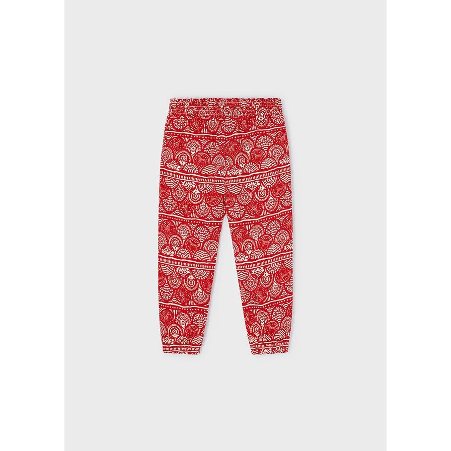 Mayoral Granadine Printed Pants