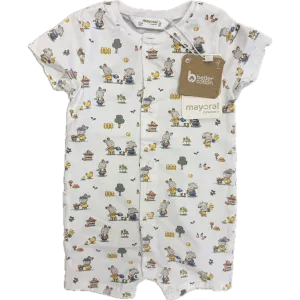 Mayoral Short Romper- Sunny Print